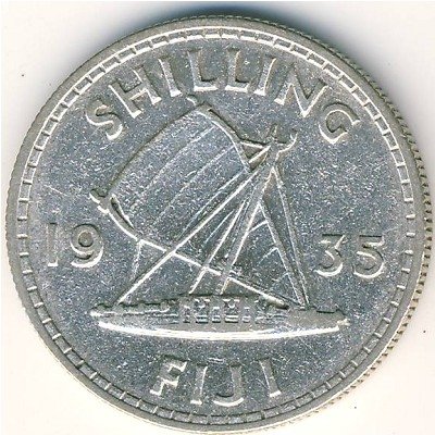 Фиджи 1 шиллинг 1935 год
