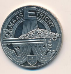 Нидерланды 10 экю 1993 год - Маастрихтский договор