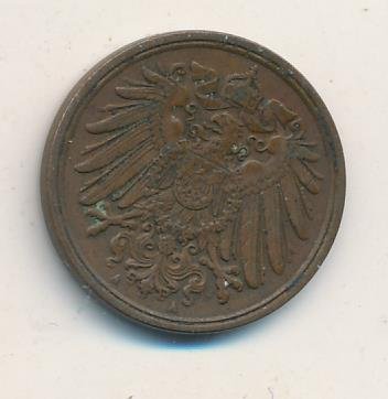 Германия 1 пфенниг 1916 год (A)