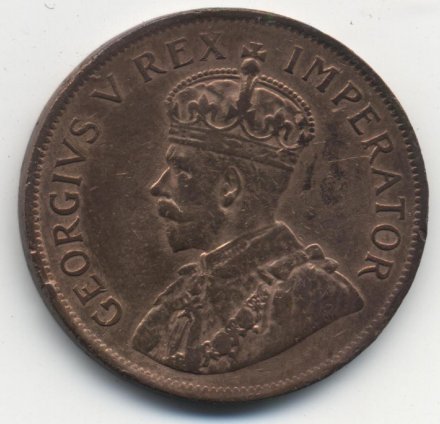 ЮАР 1 пенни 1929 год