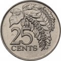 Тринидад и Тобаго 25 центов 1975 год 