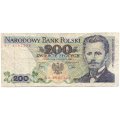 Польша 200 злотых 1982 год - Ярослав Домбровский - F