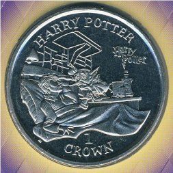 Остров Мэн 1 крона 2002 год