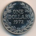 Либерия 1 доллар 1972 год