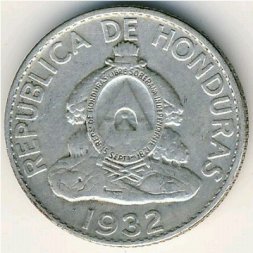 Гондурас 20 сентаво 1932 год