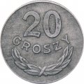 Польша 20 грошей 1949 год (Никель)