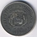 Доминиканская республика 1/2 песо 1990 год Маяк Колумба