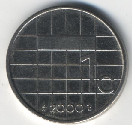 Нидерланды 1 гульден 2000 год
