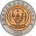 Руанда 100 франков 2007 год