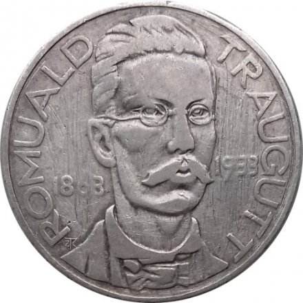 Польша 10 злотых 1933 год - 70 лет польскому восстанию 1863 года. Ромуальд Траугутт