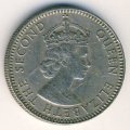 Сейшелы 25 центов 1966 год
