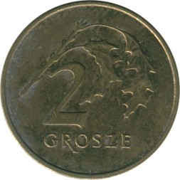 Польша 2 гроша 2006 год