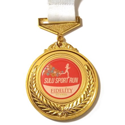 Медаль Забег Sulu Sport Run. Организатор забега Fidelity FIT&amp;WELL