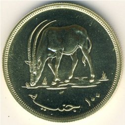 Судан 100 фунтов 1976 год