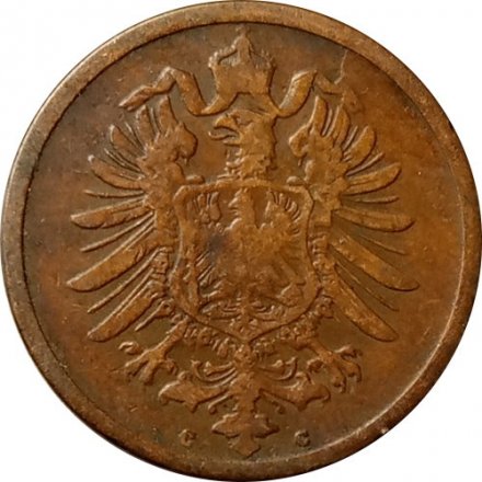 Германия 2 пфеннига 1876 год (C)
