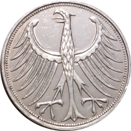 ФРГ 5 марок 1971 год (J)