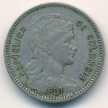 Колумбия 1 песо 1907 год