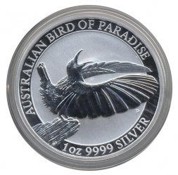 Австралия 1 доллар 2018 год - Щитоносная райская птица Виктории