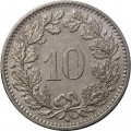 Швейцария 10 раппенов 2005 год