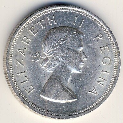 ЮАР 5 шиллингов 1955 год