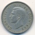 Великобритания 6 пенсов 1952 год
