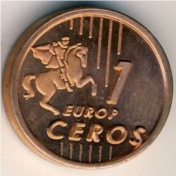 Румыния 1 евроцент 2004 год