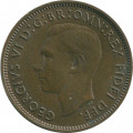 Великобритания 1 фартинг 1949 год - Крапивник