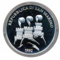 Сан-Марино 1000 лир 1992 год - Олимпиада 1992