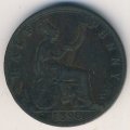Великобритания 1/2 пенни 1890 год