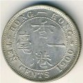 Гонконг 10 центов 1900 год