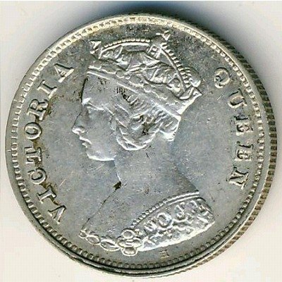 Гонконг 10 центов 1900 год