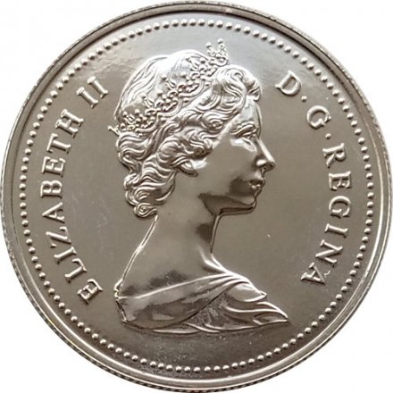 Канада 1 доллар 1980 год Каноэ (UNC)
