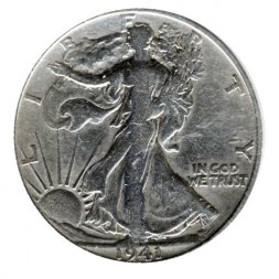 США 1/2 доллара 1941 год - "S" (Сан-Франциско)