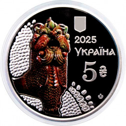 Украина 5 гривен 2025 год - Украинское наследие – Опошнянская декоративная керамика