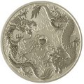 Австралия 1 доллар 2019 год - Двойной Дракон