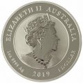 Австралия 1 доллар 2019 год - Двойной Дракон