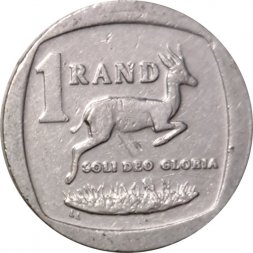 ЮАР 1 рэнд 2016 год - Спрингбок (антилопа-прыгун)