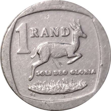 ЮАР 1 рэнд 2016 год - Спрингбок (антилопа-прыгун)