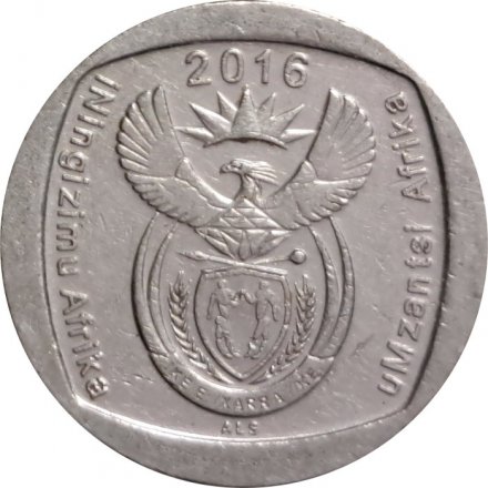 ЮАР 1 рэнд 2016 год - Спрингбок (антилопа-прыгун)