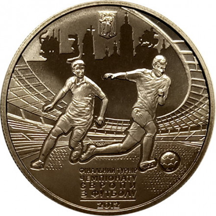 Украина 5 гривен 2011 год - Евро 2012 - Киев