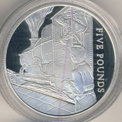 Гернси 5 фунтов 2004 год