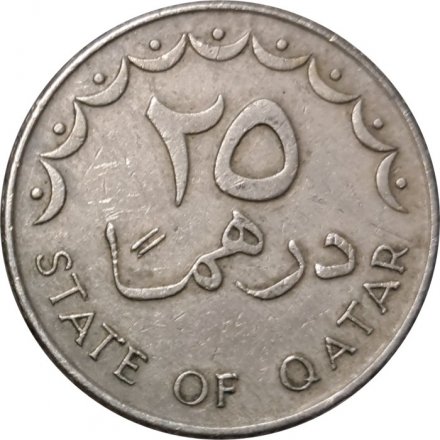Катар 25 дирхамов 1973 год