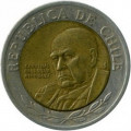 Чили 500 песо 2002 год