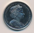 Фолклендские острова 1 крона 2008 год 90 лет авиации