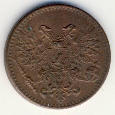 Финляндия 1 пенни 1917 год