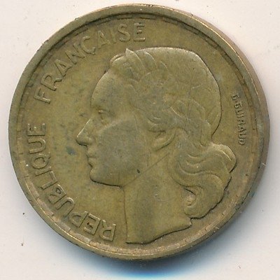 Франция 10 франков 1954 год