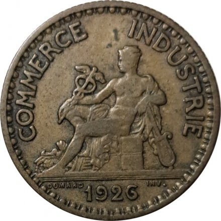 Франция 1 франк 1926 год