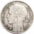 Франция 2 франка 1950 год (без отметки МД)