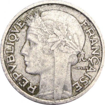 Франция 2 франка 1950 год (без отметки МД)