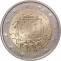 Литва 2 евро 2015 год - 30 лет флагу Европы